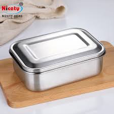 Top sellers most popular price low to high price high to low top rated products. Rectangular Storage Boxes 304 Stainless Steel Lunch Box With Cover Food Storage Container Box With Lid Meal Prep Containers Buy At The Price Of 8 40 In Alibaba Com Imall Com