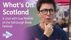 Sue perkins has defended prince harry and meghan markle's royal engagement on twitter, and called out their critics as being sour plums. Sue Perkins Chats At The Edinburgh Book Festival What S On Scotlnad Youtube