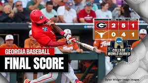 No. 3 Georgia Blanks No. 6 Texas To Advance To CWS Semifinals - University of Georgia Athletics