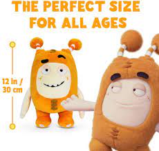Oddbods Slick Soft Stuffed Plush Toys For Boys And Girls Orange 12 Tall Toys For Boys Cute Plush Plush