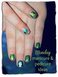 Raise your hand if your pedicure usually consists of you haphazardly dabbing a dot of polish onto each toenail while. Monday Manicure And Pedicure Ideas