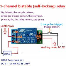 The following picture shows the wiring between the most used arduino, esp8266 and esp32 microcontroller and a relay module. Mini 5v Flip Flop Latch Relay Module Bistable Self Locking Switch Low Pulse Trigger Board For Arduino Smart Home Led Motor Led Pcb Board Led Nissanled Earing Aliexpress