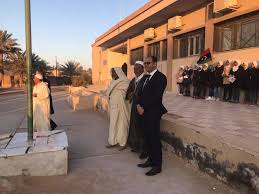 وزير تعليم الوفاق يزور مدرسة القدس بمدينة درج Libya Structures Road