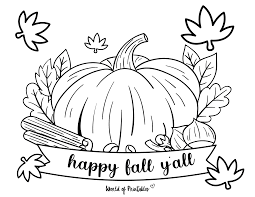 We spoke with experts to figure out the prettiest, trendiest fall hair colors for women over 40 who may be looking to switch up their look. The Best Fall Coloring Pages For Kids Adults World Of Printables