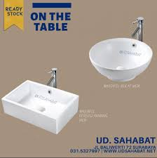 Wastafel Meja Mangkok Kotak Bulat Ud Sahabat Wastafel Wastafel Kamar Mandi Kamar Mandi Minimalis