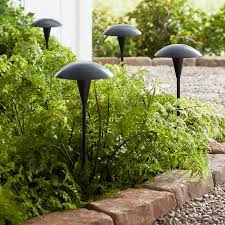 Large Mushroom 18 High Black Low Voltage Led Path Light 2c498 Lamps Plus
