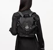 Black Small Bucky Nylon Backpack