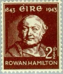 Stamp: William Rowan Hamilton (Ireland(William Rowan Hamilton) Mi:IE  92,Sn:IE 127,Yt:IE 98,Sg:IE 132,AFA:IE 97,Hib:IE C23,Un:IE 98
