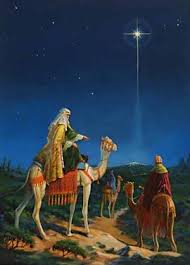 The Wise Men Were Led By A Star To Bethlehem Santa Claus Pictures Vintage Christmas Cards Three Wise Men