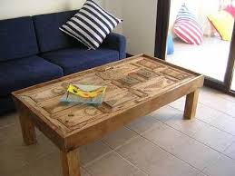 Eski Kapilari Yeniden Degerlendirin Kahve Masasi Ev Icin Dekorasyon