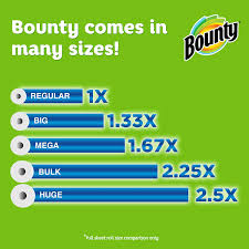 Bounty Select A Size Paper Towels White Giant Roll
