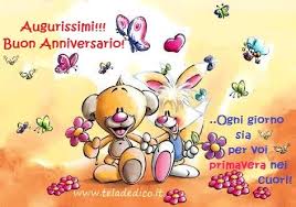 Oggi Ricorre Il Vostro Anniversario Buon Anniversario Disegno Caricaturale Anniversario