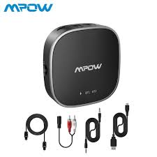 Mpow Bluetooth 5 0 Receiver Transmitter Audio Adapter Support Optical Toslink Aux Rca Port Aptx Hd Low Latency Aptx For Tv Car Review Audio Adapter Mpow Aptx