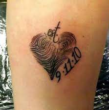 50 inspiring heart tattoos to get for your next ink. Pin By Jessi Carnes On Ink Fingerprint Tattoos Tattoos Mom Tattoos