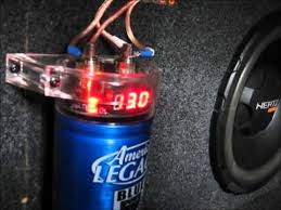 Make sure you secure the ground wire to the vehicle's metal chassis. Audio System Capacitor