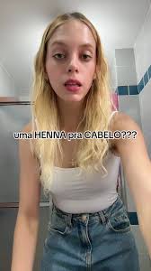 HENNA PRA ENGROSSAR CABELO?????? #henna #cabelo #grosso #fino #hair #loira  obrigada diva @Mandylina 🎀🐚 pelas suas dicas e pelo apoio 💖💖