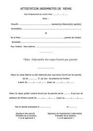 J Ai Cree Cette Attestation D Indemnites De Repas Fournis Par Les Paren Impot Assistante Maternelle Contrat Assistante Maternelle Devenir Assistante Maternelle