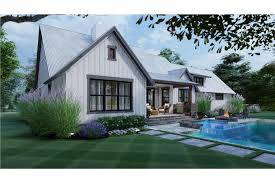 Modern Farmhouse Plan With Pool 3 Bed