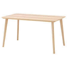 Lisabo Table Ash Veneer Ikea Ikea Dining Table Cheap Dining Tables Ikea Dining