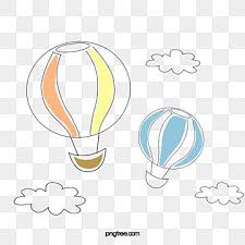 Cartoon Hot Air Balloon Vector Cartoon Simple Hand Drawn Artwork Hot Air Balloon Clipart Vector Cartoon Png Transparent Clipart Image And Psd File For Free D Hot Air Balloon Clipart Balloon