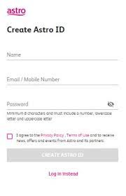 Allows astro customers to watch local and international streams. How Do I Register For An Astro Id Help Support Astro