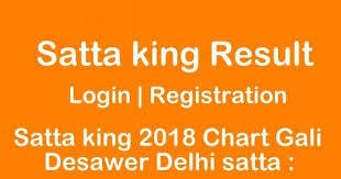 Delhi Satta Gaming Satta King 2018 Chart Gali Desawer Delhi