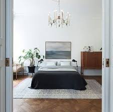 No Headboard No Problem 11 Other Ideas For Framing A Bed Bedroom Interior Bed Without Headboard Mid Century Modern House