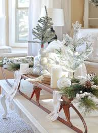 Christmas is rapidly approaching and we have some fabulous ideas to help you decorate your dining table for your guests this season. Neutral Farmhouse Christmas Decor In The Front Room Coffee Table Centerpieces Farmhouse Table Centerpieces Christmas Coffee Table Decor