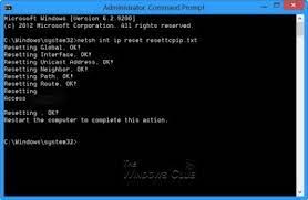 How To Reset Tcp/Ip Or Internet Protocol In Windows 11/10