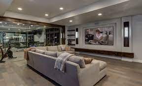 If you don't have a large room to put a cinematic type of home theater, there are still many ways to design a home theater from which you can draw inspiration. 75 Beautiful Basement Home Theater Pictures Ideas Houzz