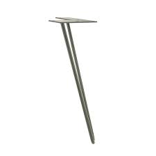 Pied De Table Basse Design Fixe Acier Brut Gris 40 Cm Table Bois Brut Table Basse Design Pied Table Basse