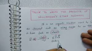 This reaction was developed by alexander williamson in 1850. Trick To Write The Product Of Williamson S Ether Synthesis Youtube