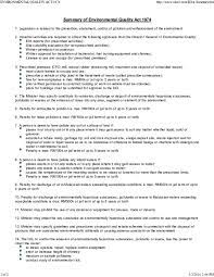 The director general of environmental quality, division of environment, ministry of science, technology and environment, first floor, oriental plaza, jalan parry, kuala lumpur. Pdf Summary Of Environmental Quality Act 1974 Alkamil Kamarludin Academia Edu