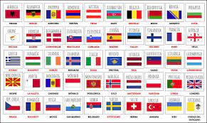 Europa es el cuarto continente más poblado después de asia, áfrica y américa, con una población de 739 000 000 o alrededor del 11 % de la población mundial. Banderas De Paises De Europa Con Nombres Y Capitales Saberimagenes Com