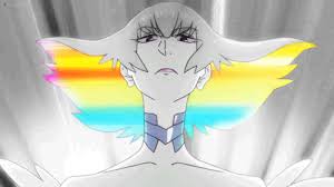 Image of ultra cyberpunk vaporwave seapunk glitch. Rainbow Anime Gif