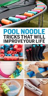 Pool Noodle Life Hacks Pool Noodles Diy Life Hacks Garage Organization Diy