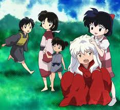Inuyasha Even As Kids You Can See They Love Each Other Only Thing Missing Here Is Koga 3 Inuyasha Anime Inuyasha Fan Art