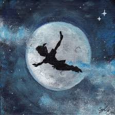 Peter Pan Painting By Zzoffer On Deviantart Disney Paintings Peter Pan Painting Peter Pan Disney