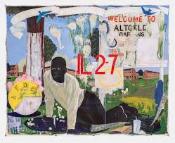 Kerry James Marshall Untitled Altgeld Gardens 1995 Acrylic And Collage On Canvas Painting Figure Painting Contemporary Paintings