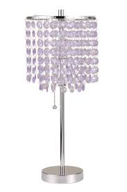 Maybe you would like to learn more about one of these? 40048 Modern Style Brushed Steel Finish Metal Table Lamp With Crystal Chandelier Style Lamp Shade