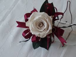 Hydrangeas & how to color hydrangeas michael gaffney on secrets of preserving flowers how to preserve your garden greenery with glycerine how to make a rose and hydrangea bridal bouquet how to preserve. White Glycerin Preserved Rose Burgundy Accessories Front View Flowersbyaileen