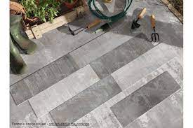 Ceramic tiles offer major advantages compared to other materials used for outdoor flooring. Parquet Ceramic Tile Mockup Outdoor