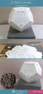 Craftaholics Anonymous 12 Sided Calendar Diy Calendar Calendar Design Calender Design