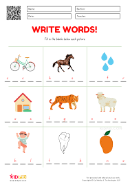 Let's now look at some words: Write 5 Letter Words Worksheet For Grade 2 Kidpid