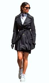 Postal service made up of doc (kevin spacey), buddy (john hamm), darling (eiza gonzalez), and bats (jamie foxx). Samishleather Baby Driver Eiza Gonzalez Black Coat Pradux