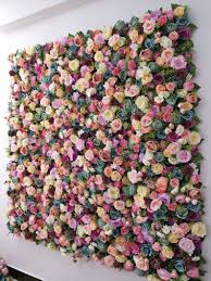 Floral Wall Panel For Party Birthday Decoration Artificial Etsy Flower Wall Floral Wall Flower Wall Backdrop