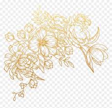 Maybe you would like to learn more about one of these? Transparent Gold Flower Png Gold Flower Vector Png Png Download Vhv In 2021 Gold Flowers Flower Drawing Flower Logo