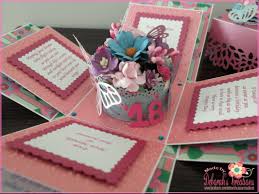 18th Birthday Ideas For Brother Daughter S 18th Birthday Exploding Box Card Daughter Birthday Cards Exploding Box Card Explosion Box Design