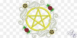 Blue powder pastel with hand drawn flowers background. Pentagram Floral Design Pentacle Wicca Design Textile Wedding Invitation Symmetry Png Pngwing