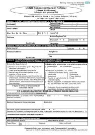 Since more than 90% of cancer deaths occur due to metastases, why this happens is a crucial question. Cancer Referral Form Lung